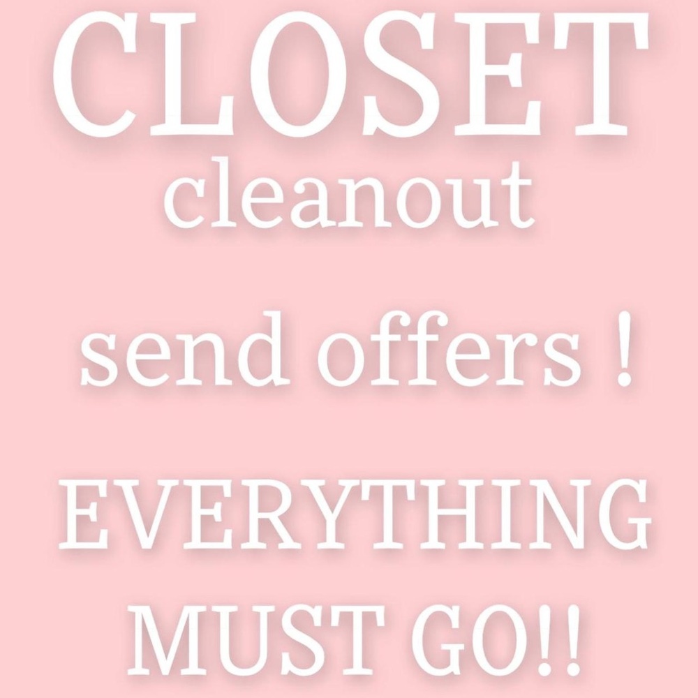 Closet Cleanout Sale